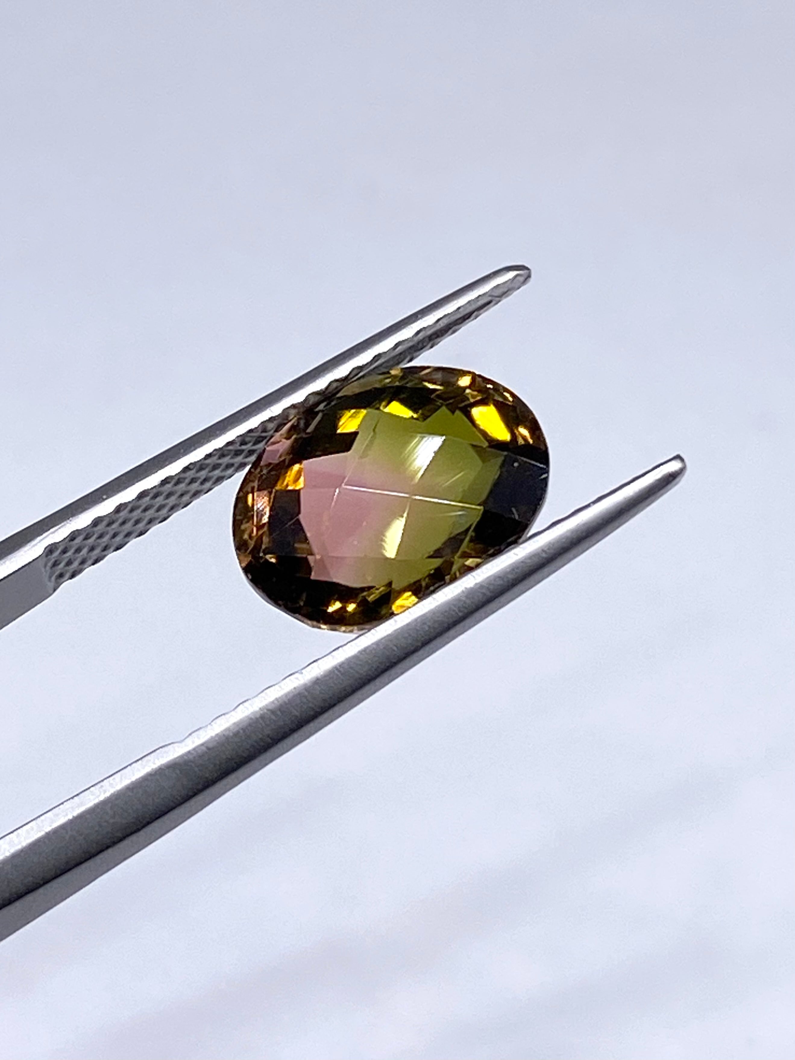 バイカラートルマリン 4.36ct ルース | シークレットベースジュエリー