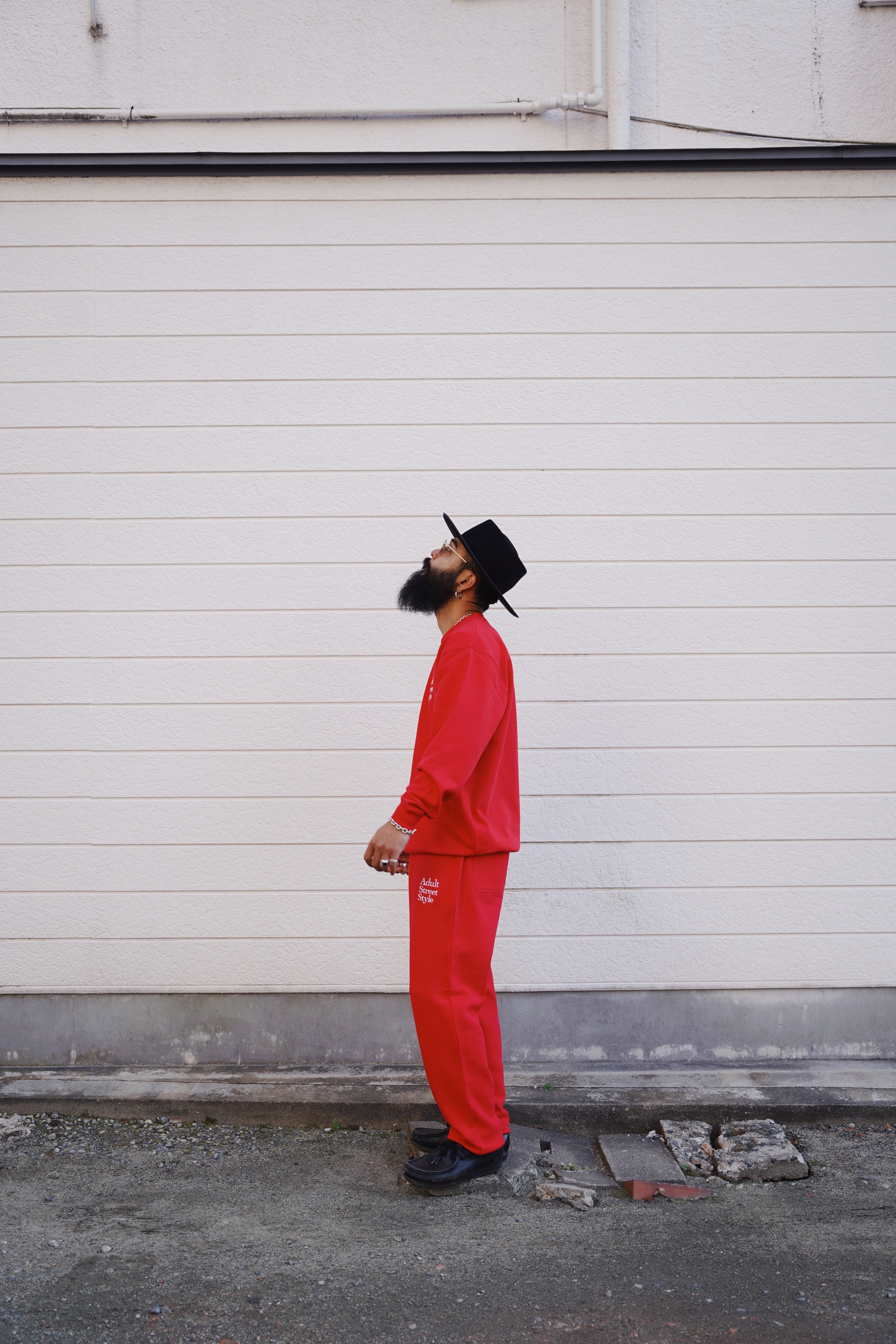 MM ASS TEAM SWEAT SETUP RED | BEARD ROOM