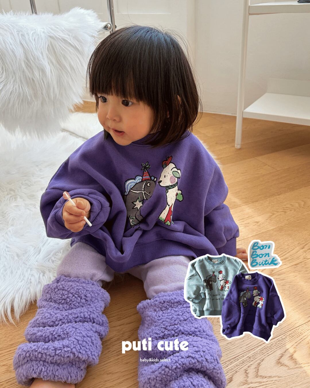 70-140 ꒰ 予約 ꒱ Loose long sweatshirts / bonbonbutik ⸝⋆