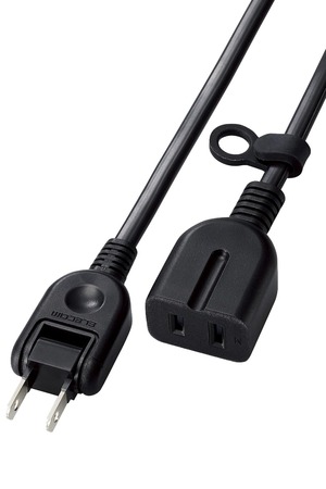 【新着特価】エレコム 電源タップ 延長コード 2m ほこり防止シャッター付き 極性対応 3ピンプラグ接続可能 ブラック スイングプラグ T-X01-2120BK