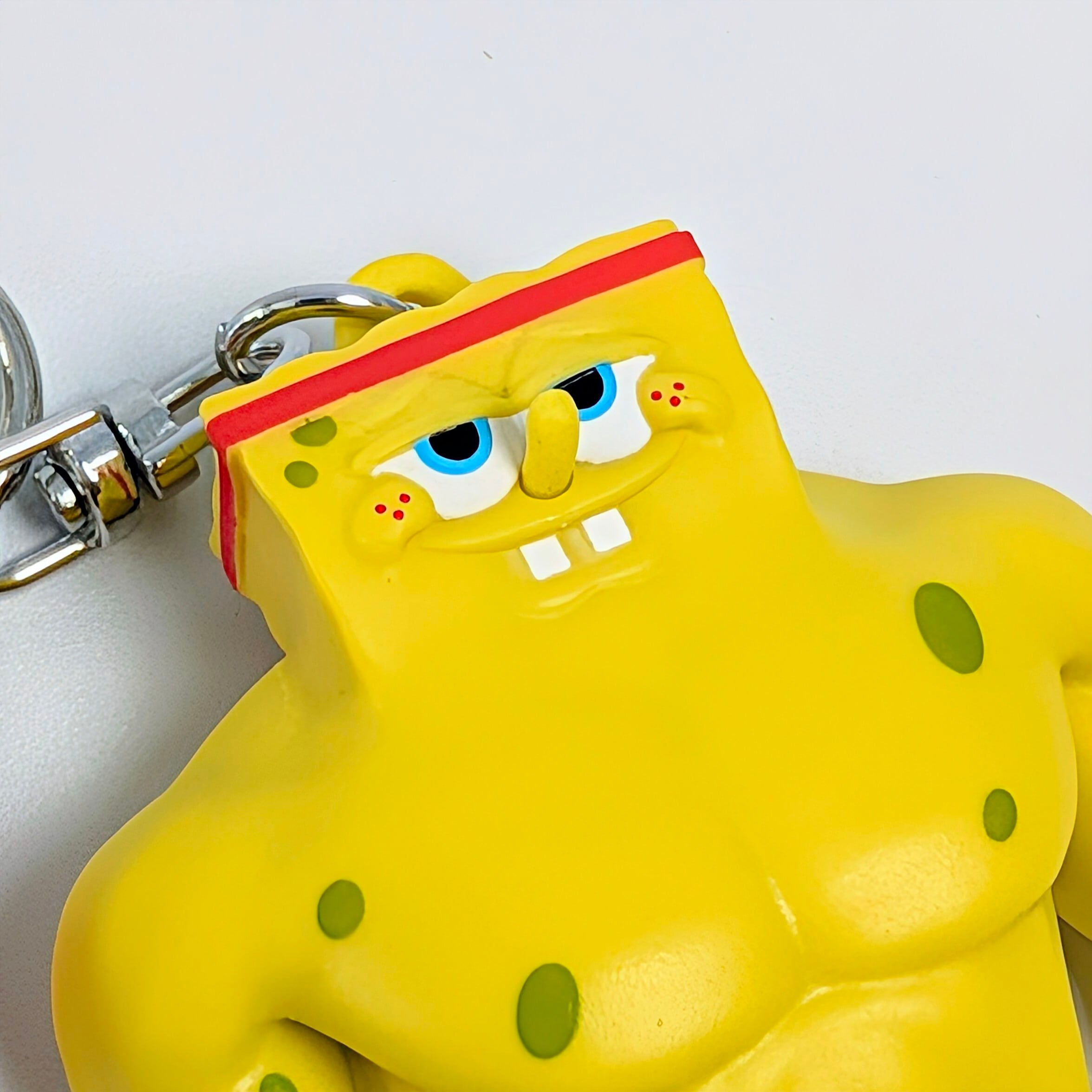 ⚡️KOREA Exclusive⚡️【 SpongeBob SquarePants ( スポンジボブスクエアパンツ ) 】※開封済販売 『 スポンジボブ 』 / 韓国限定‼️筋肉パンパン マッスルランダムキーリング / マスコット〚アメリカン雑貨 アメトイ〛
