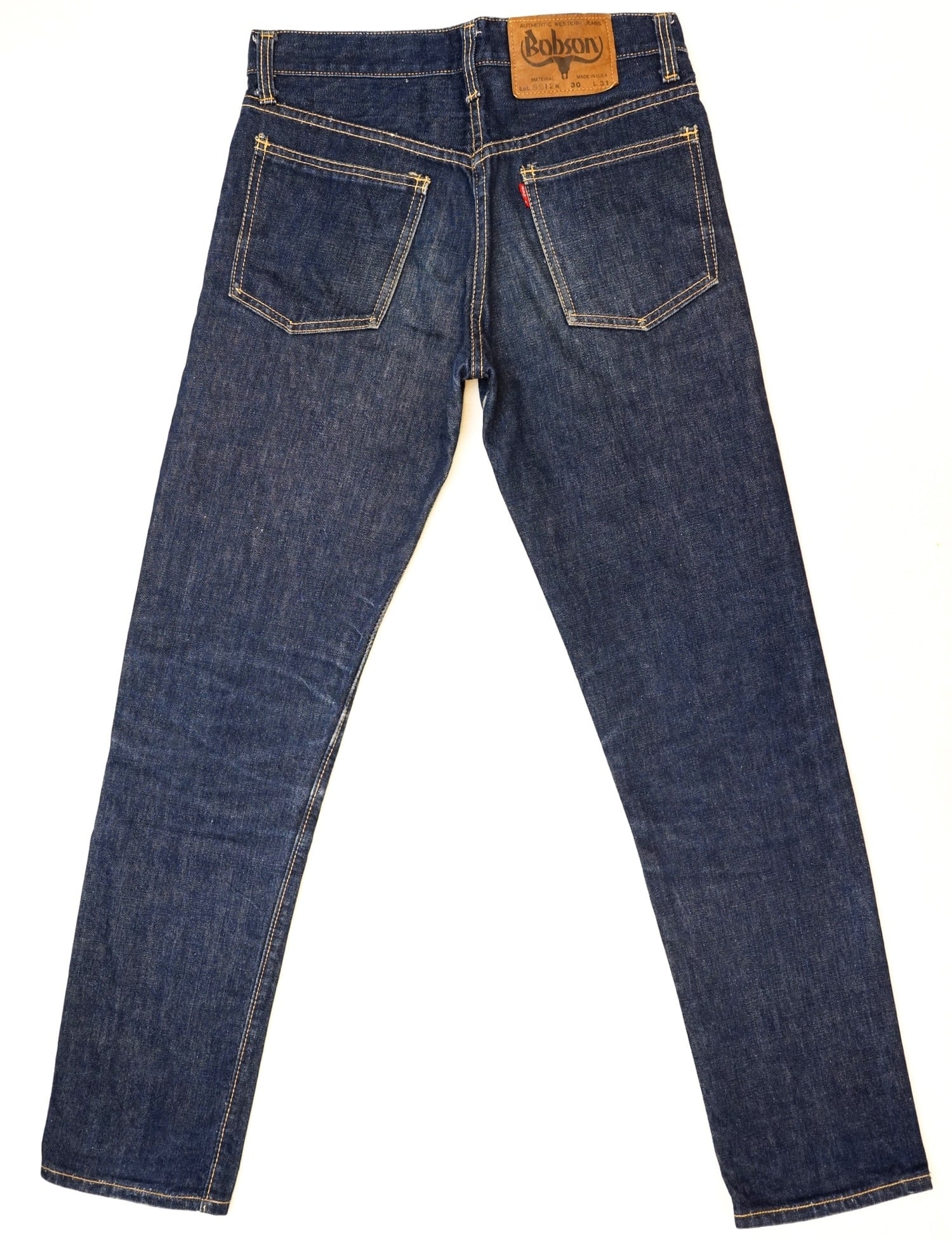 130 BOBSON SS12 JEANS ボブソン ジーンズ ジーパン テーパード 昭和レトロ ヴィンテージ 古着 メンズ MADE IN USA  | ANTIQUE JOHN アンティーク ジョン powered by BASE