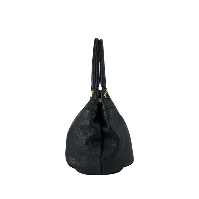PRADA プラダ ショルダーバッグ ブラック ロゴ レザー vintage ヴィンテージ オールド g864hh