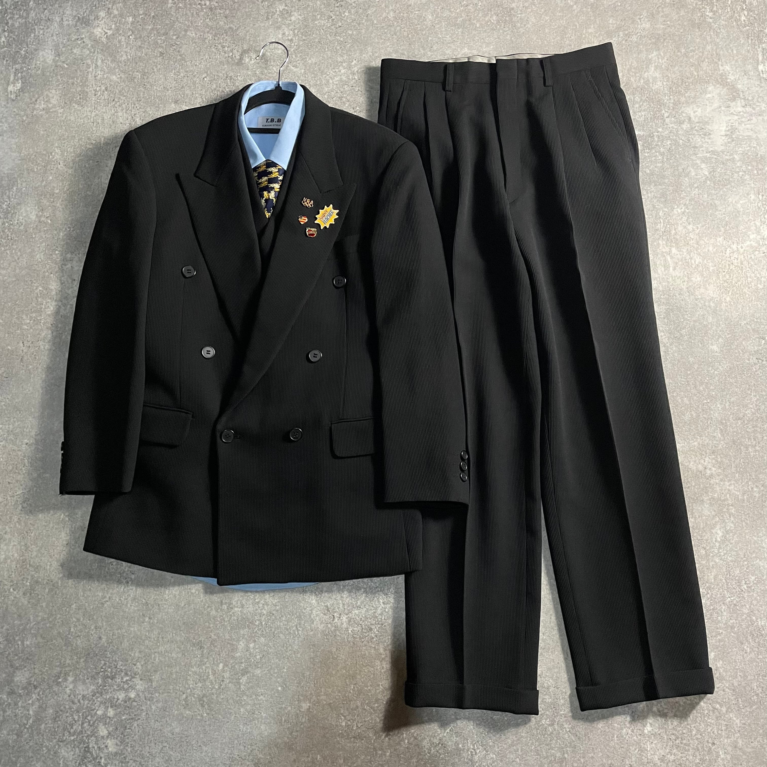 【雰囲気抜群】No.23 vintage セットアップ ダブルスーツ 高級感