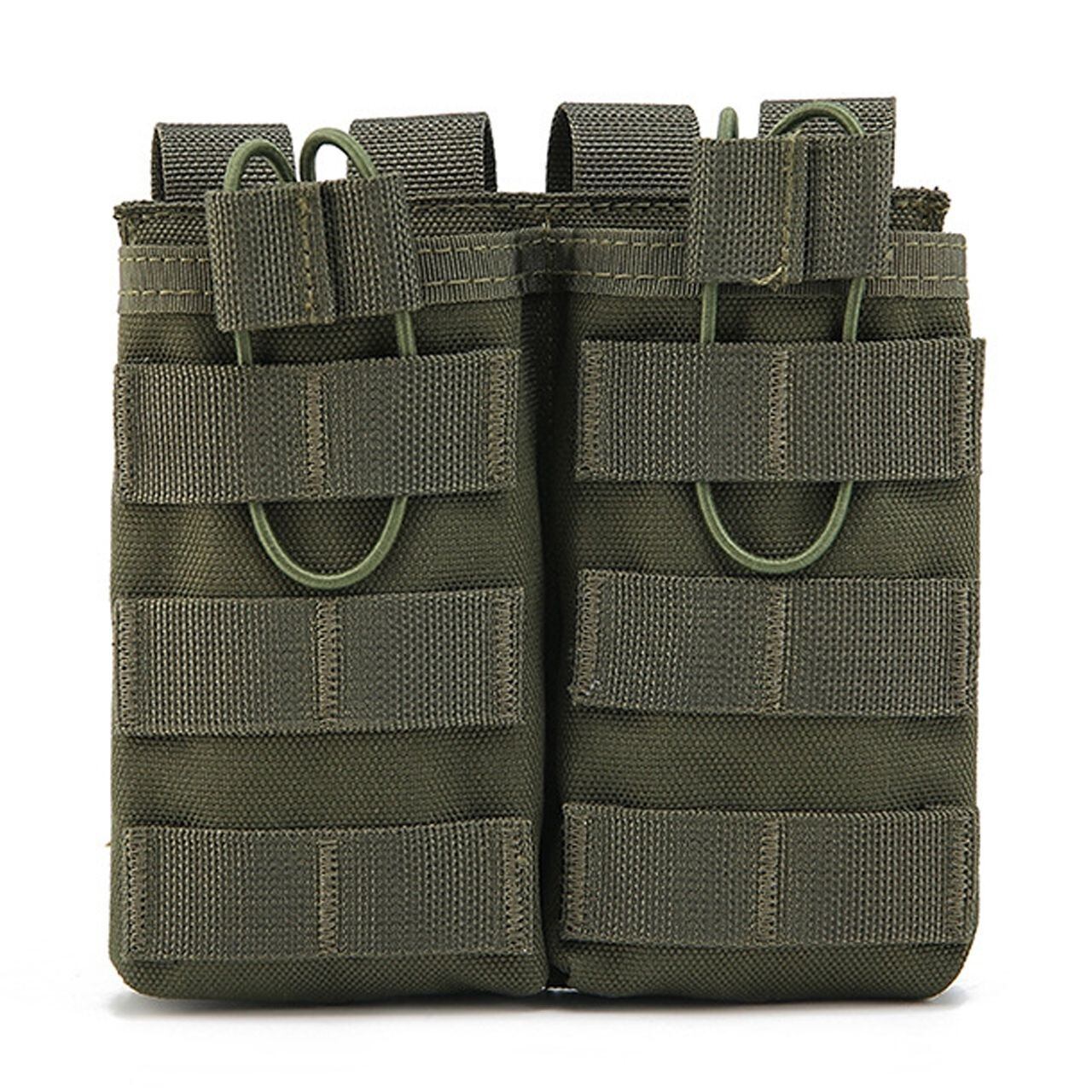 J-HARK サバゲー マガジンポーチ M4/M16 AK AR モール対応 ダブル