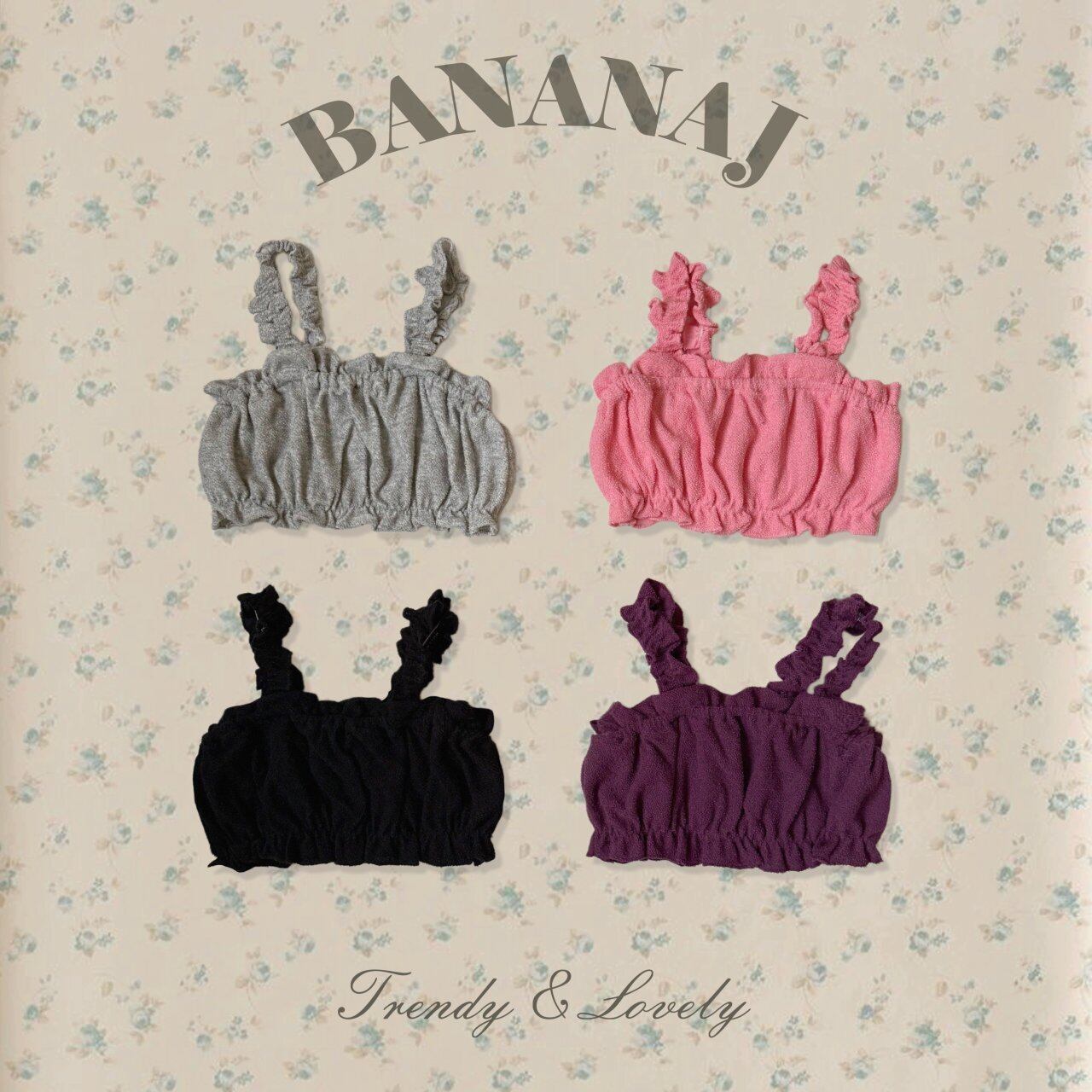 【即納】Bibi Top -BLACK Msize / BANANAJ