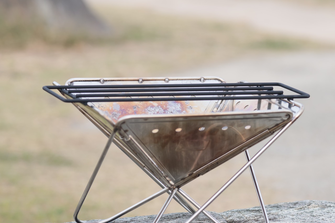 スノーピーク焚火台M対応　ベーシックロストルシリーズ “ MA2HR ”  耐熱焼付塗装バージョン