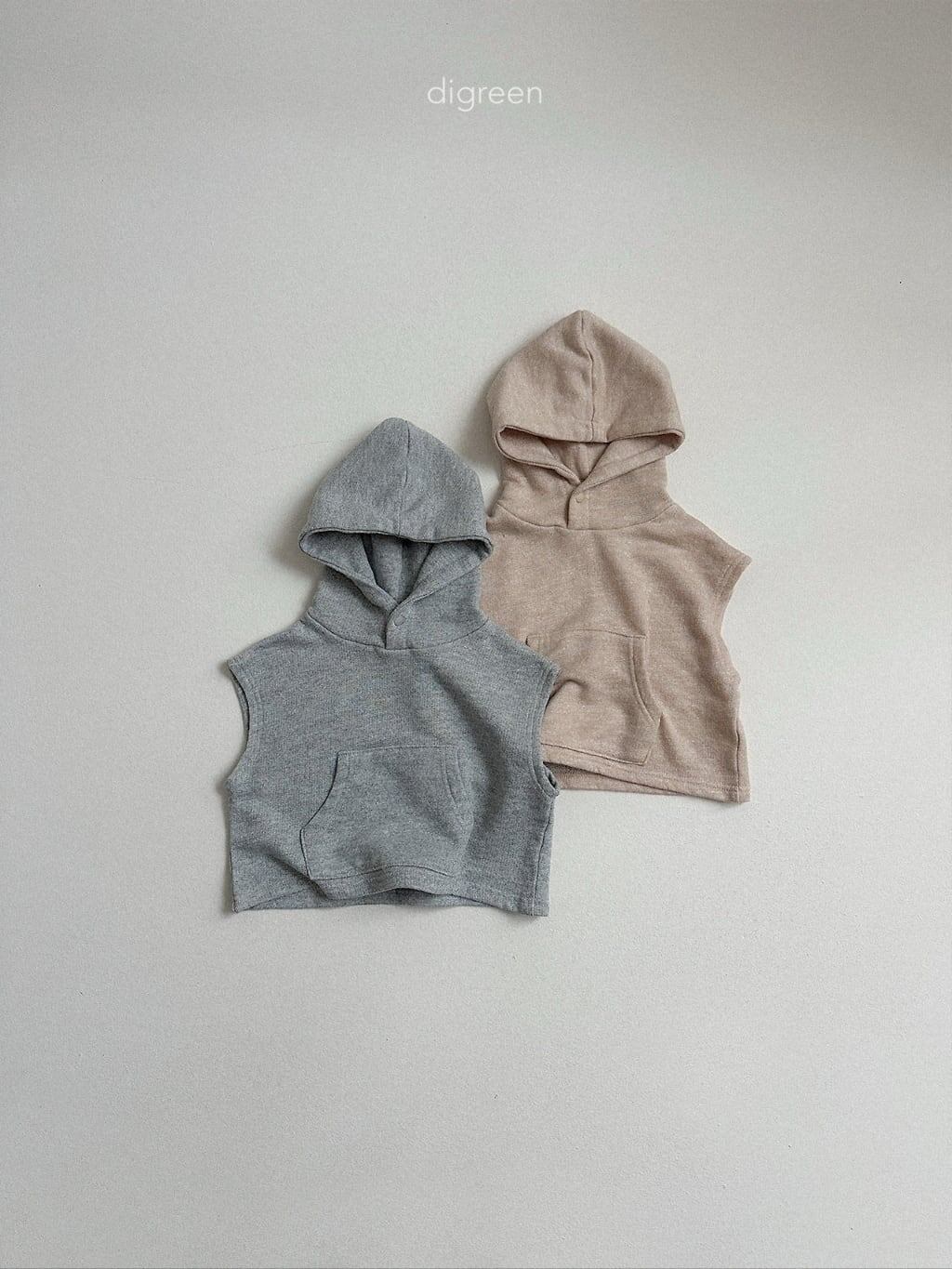 【予約】digreen Woody hooded vest