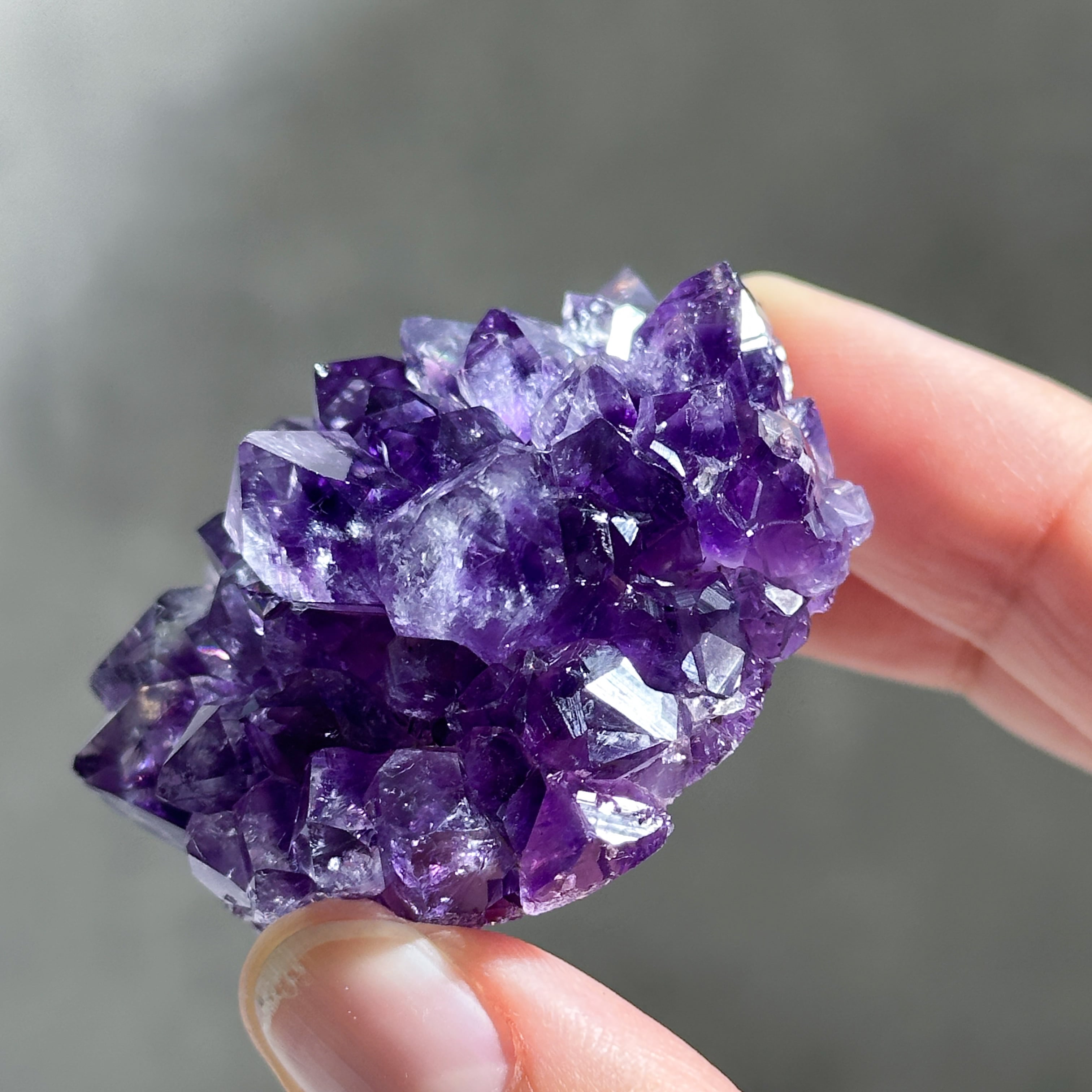 ウルグアイ産フラワーアメジスト 原石63◇ Flower Amethyst ◇天然石