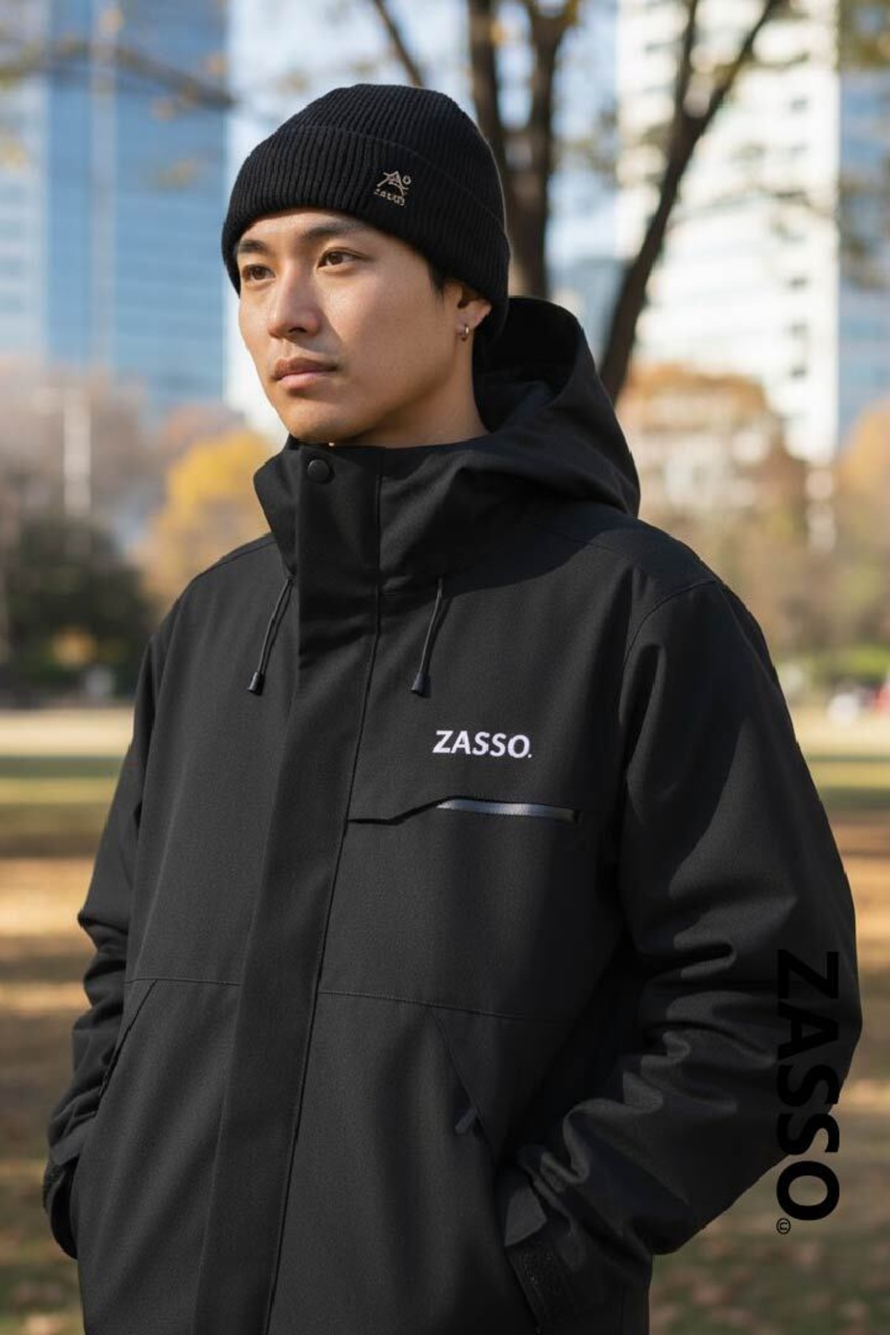 シェルパーカー