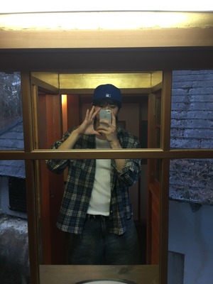 Ocean Plaid Relax Check Shirt (Blue)