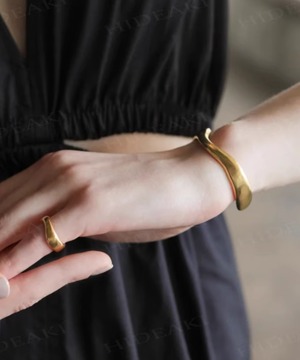 S925◆オープンブレスレット【e-70823】