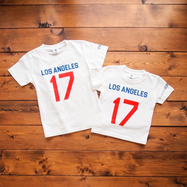 【キッズ】【DARGO】"LOS ANGELES 17" T-shirt（VANILLA WHITE）