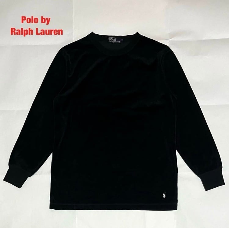 90s USA製 ラルフローレン ハーフジップスウェット ブラック 刺繍ポニー 90s USA製 ラルフローレン ハーフジップスウェット ブラック 刺繍