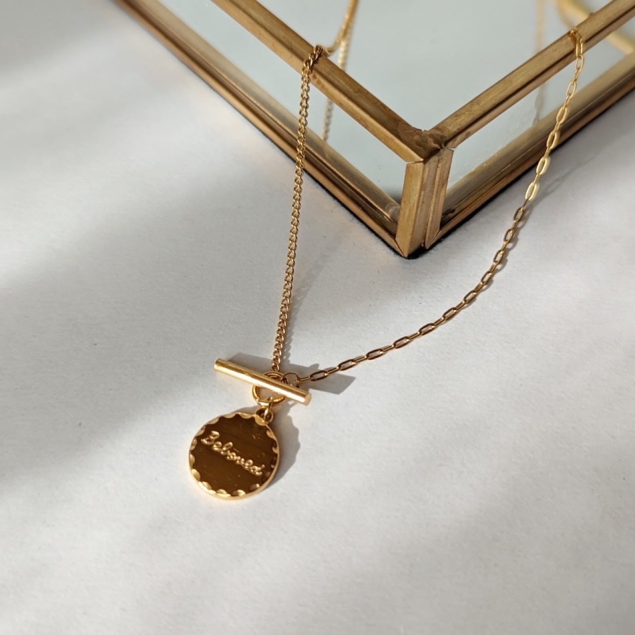 【6回目の再入荷中】asymmetry necklace 316L  /  アシンメトリー ネックレス