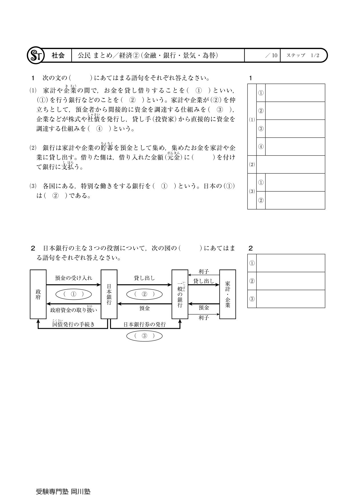 診断テスト・香川県公立高校入試専用】分野別問題集「社会公民