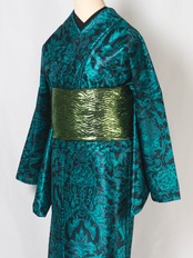 【受注商品】Rumi Rockきもの「バーズアイ ドクロ更紗」　[A1825 A1826]