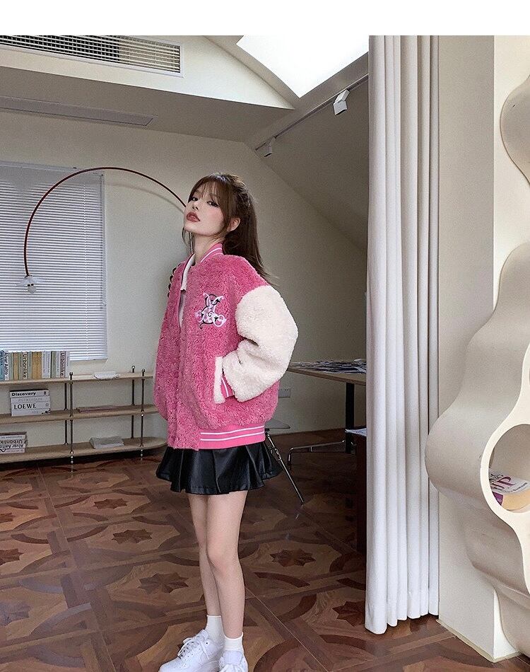 【新品未使用】メゾンドシャンティ ピンクブルゾン アウター MM6 ブルゾン アウター Maison Margiela(エムエムシックス メゾン