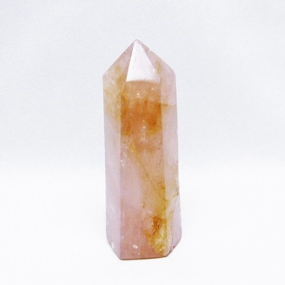 ローズクォーツ 六角柱 一点物 152-2654