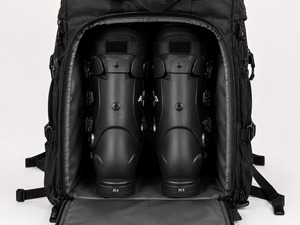 【ZASSO】48L マルチギアバックパック｜ブーツ・ヘルメット収納対応 スキー・スノーボード遠征バッグ