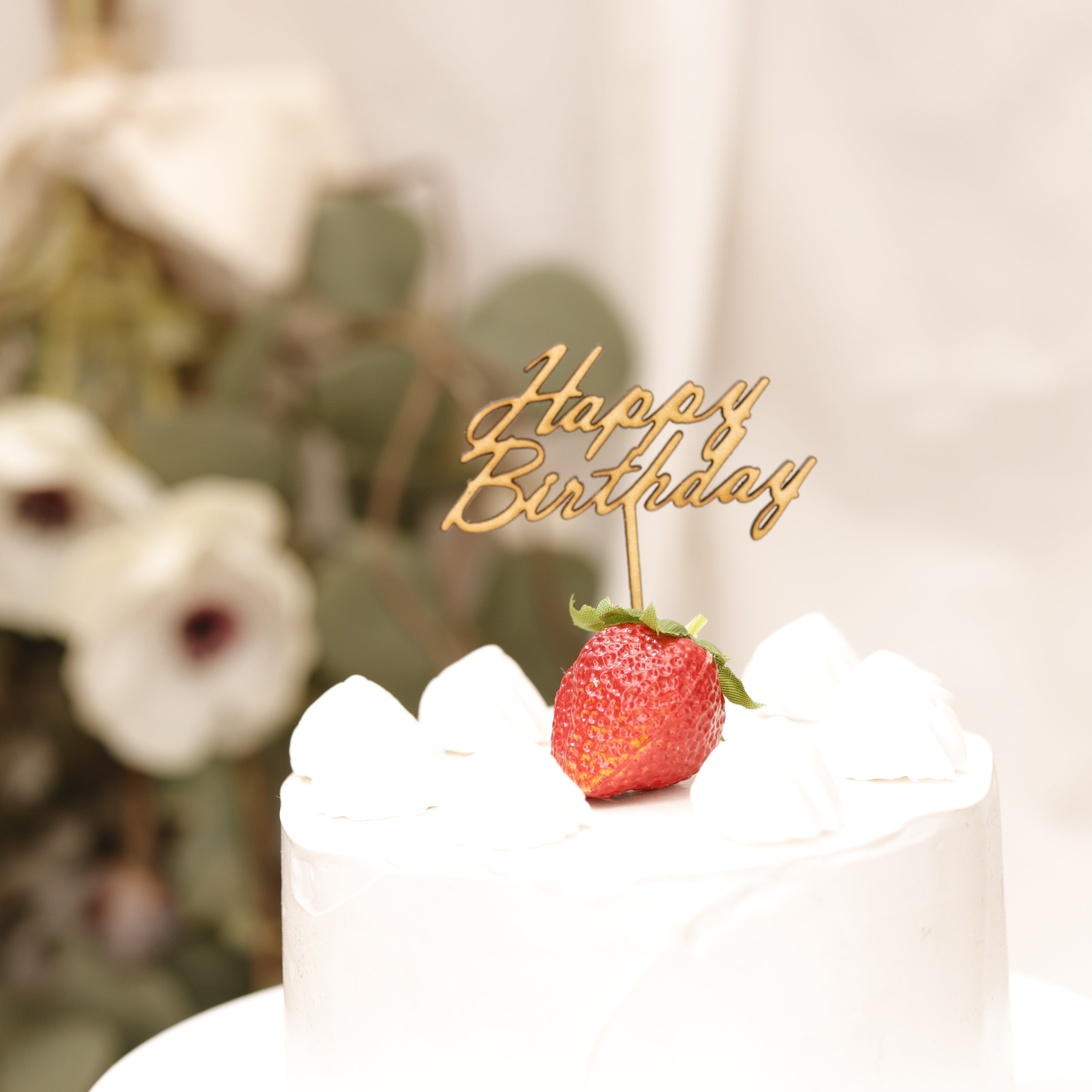 ブーケトッパー【5cm】バースデー 誕生日 プレゼント 花束 ケーキ