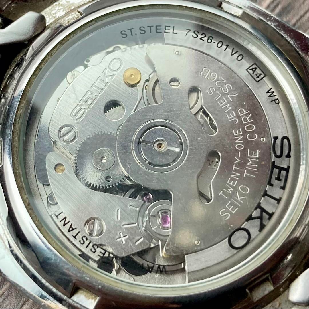 動作品】セイコー SEIKO 5 ファイブ 腕時計 自動巻き 男性 デイデイト