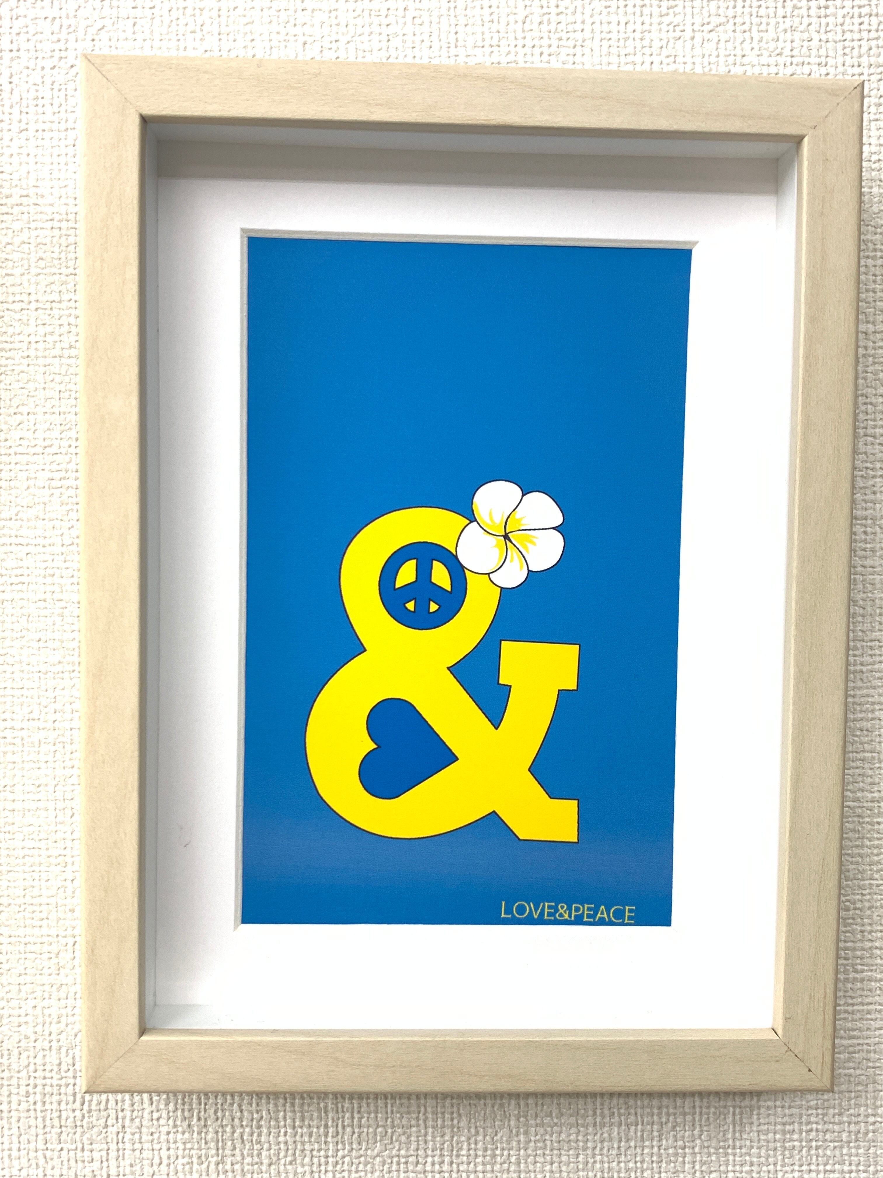 イラスト＊LOVE&PEACE ブルー | Malie Land