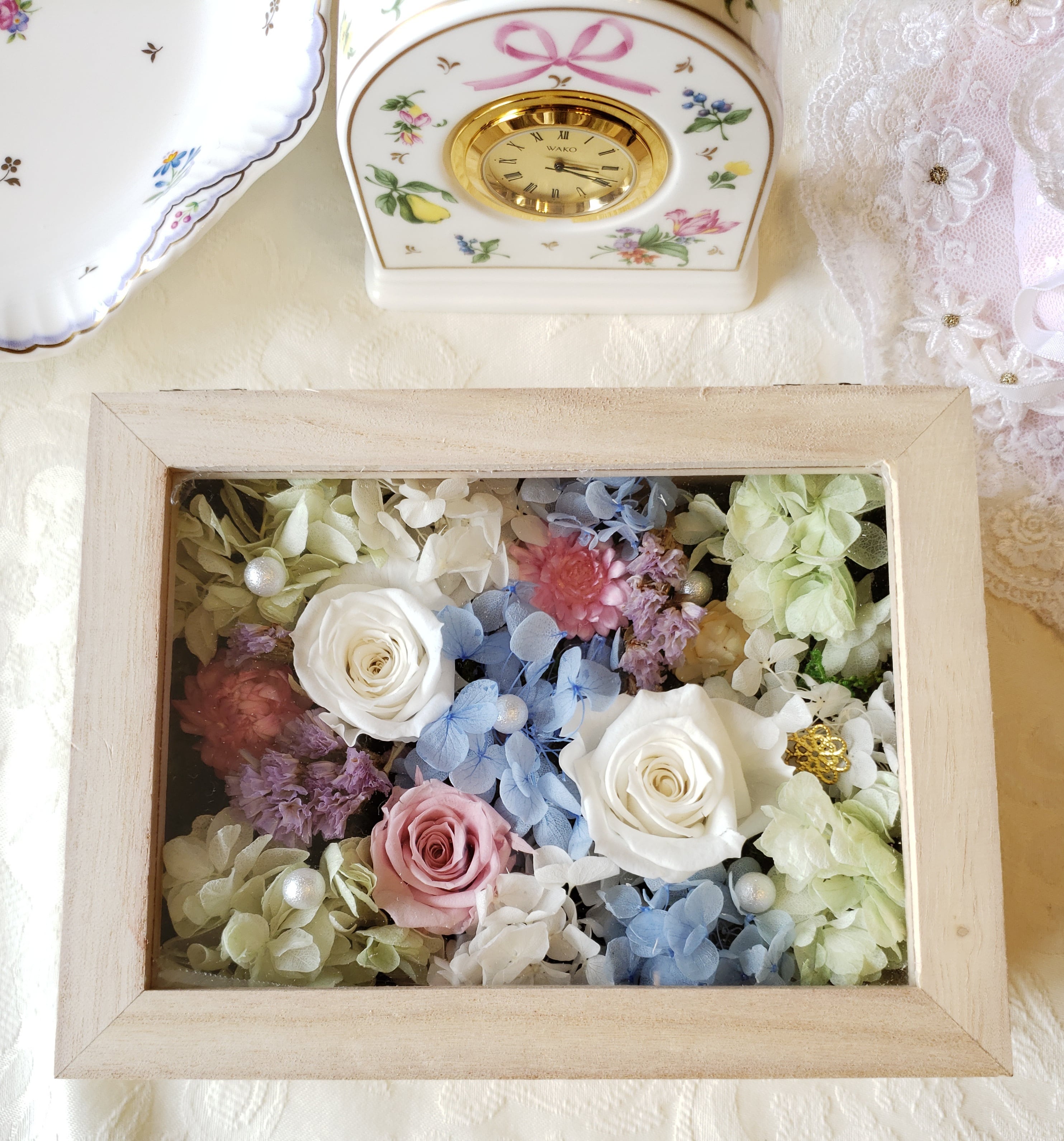 紫陽花アジサイ ドライフラワー100本セットアレンジメント素材 軽々しい