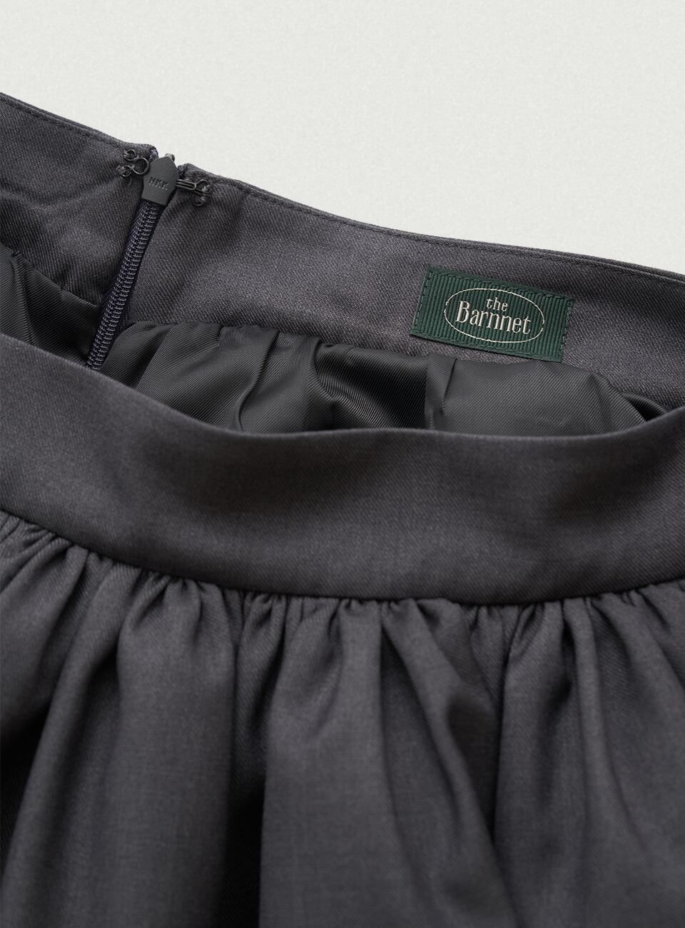 スカート The Barnnet/Grey Pleated Mini Skirt Hudson Mini Skirt | Grey – With Jéan