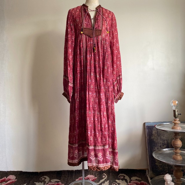 70s Indian Cotton Dress