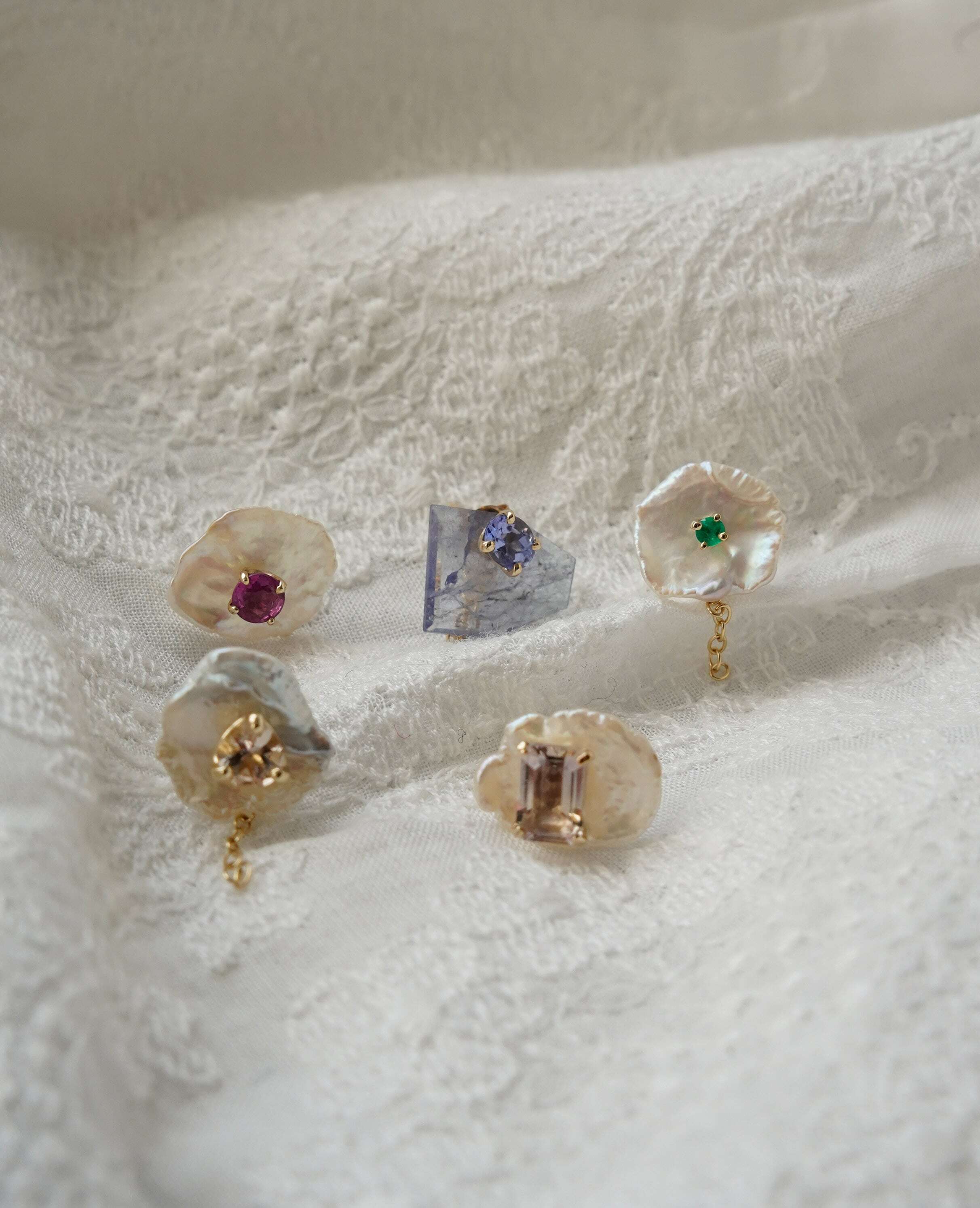 10/31まで出品♡新品 アメトリン K10 ピアス K10 / K18 アメトリン ピアス- me.（エムイードット）