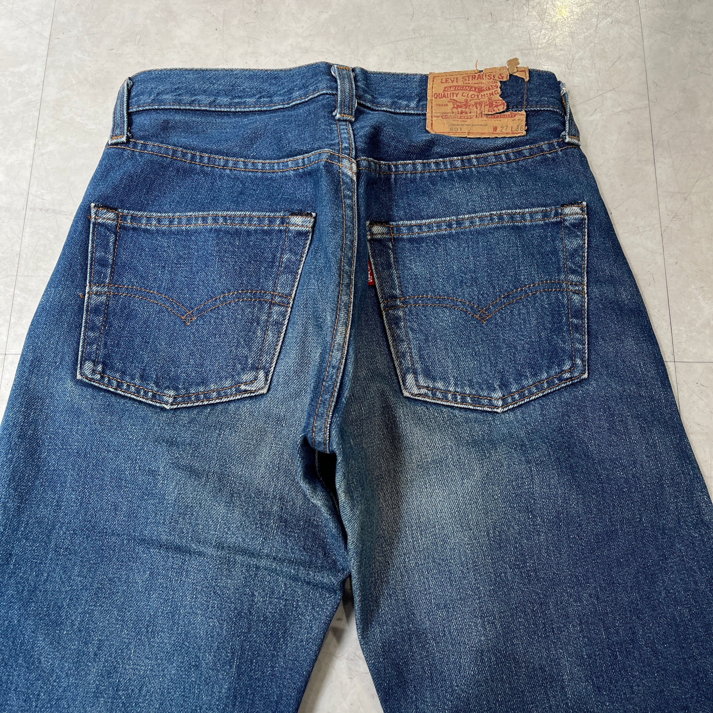 80s Levi's 501 Student Red Line Denim Jeans 80年代 リーバイス 501