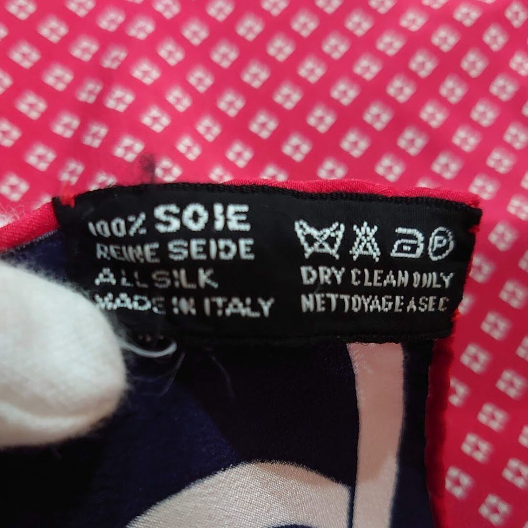 SALE！】CHANEL シャネル スカーフ ココマーク 小紋柄 シルク100 