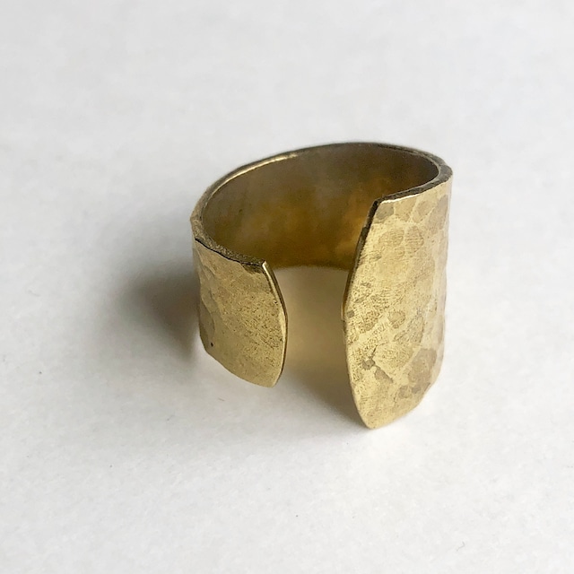 Raw brass Rings -  layerリング  RG-022