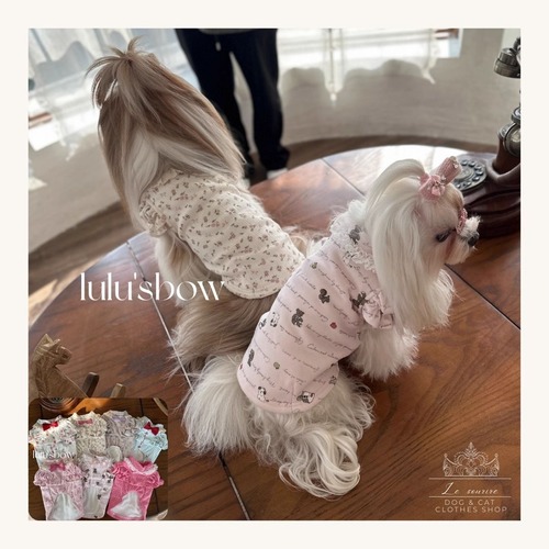 予約（海外ハンドメイド　受注製作品）【№B04193】Lulu’sBow  ハイネック　ストレッチ　パフスリーブ袖トップス（全6種類）