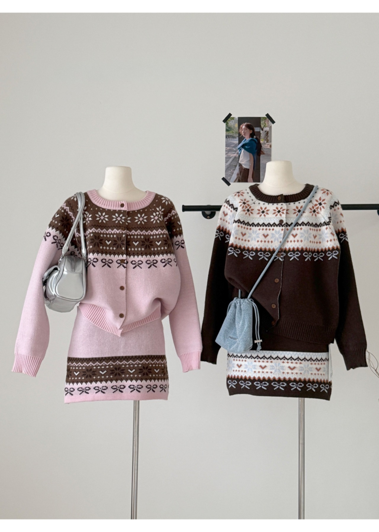 ノルディックガーリーニットセットアップ LK1812