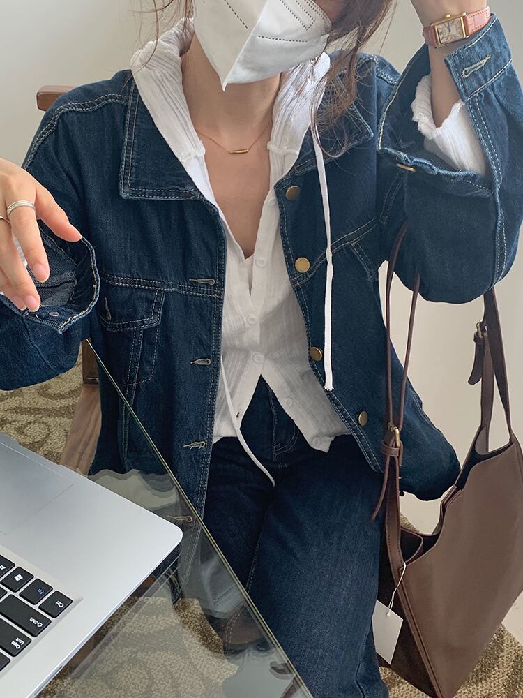 ジャケット スタンダードスタイルオータムカジュアル レトロ 秋物 ポケット多め マルチポケット ビッグFスモールZ韓国98707700586