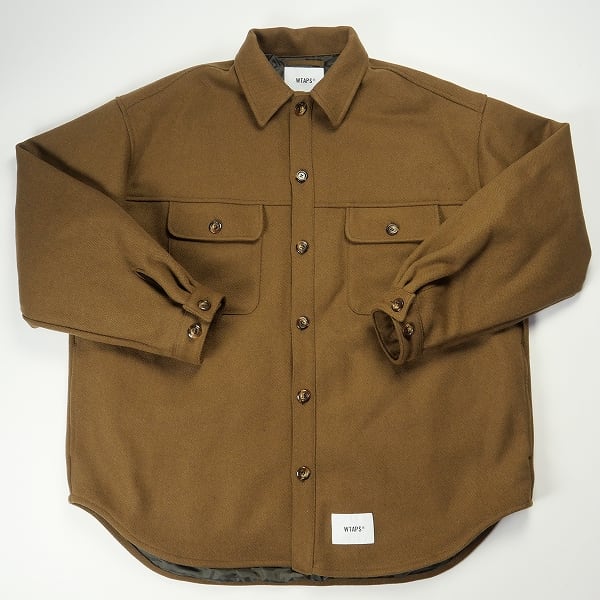 Size【L】 WTAPS ダブルタップス 21AW WCPO 01 JACKET / WONY. MELTON CPOジャケット 茶  【新古品・未使用品】 20721363 | STAY246 powered by BASE