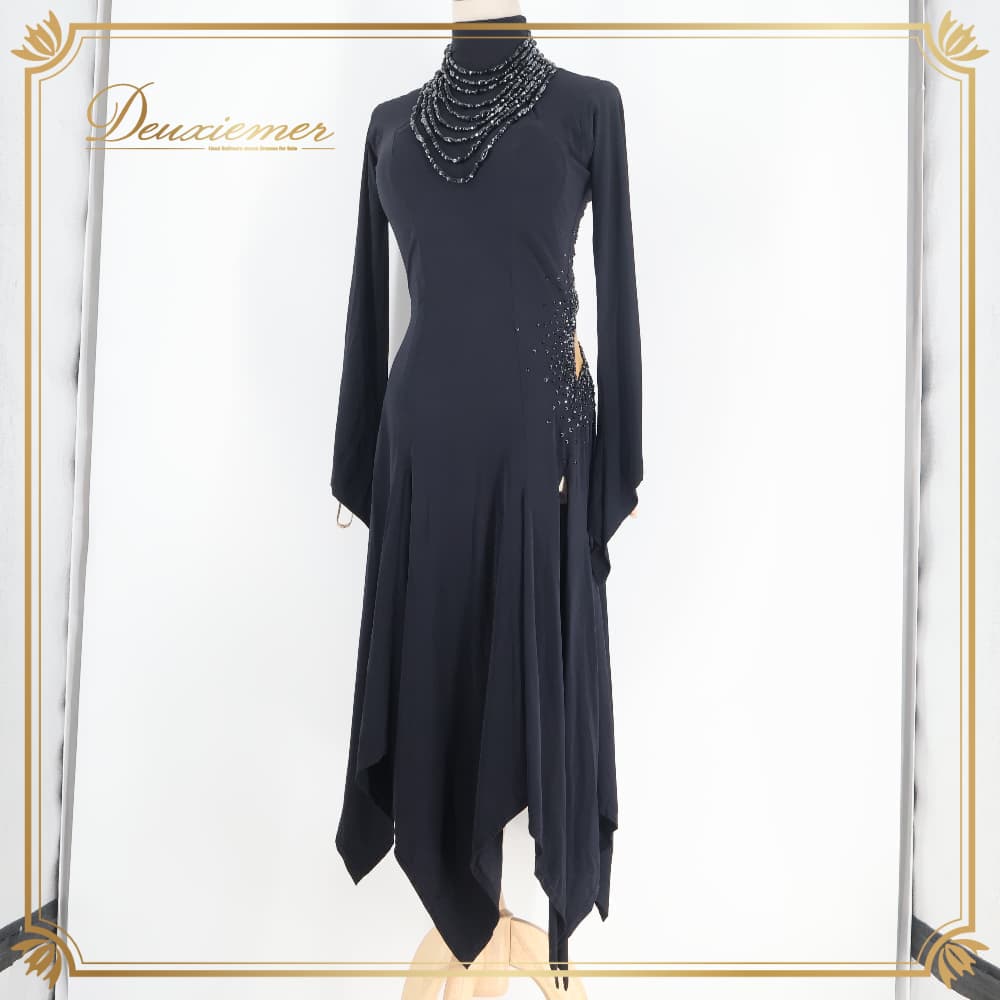 フラダンス 衣装 prima boutique ワンピース ドレス ブラック系