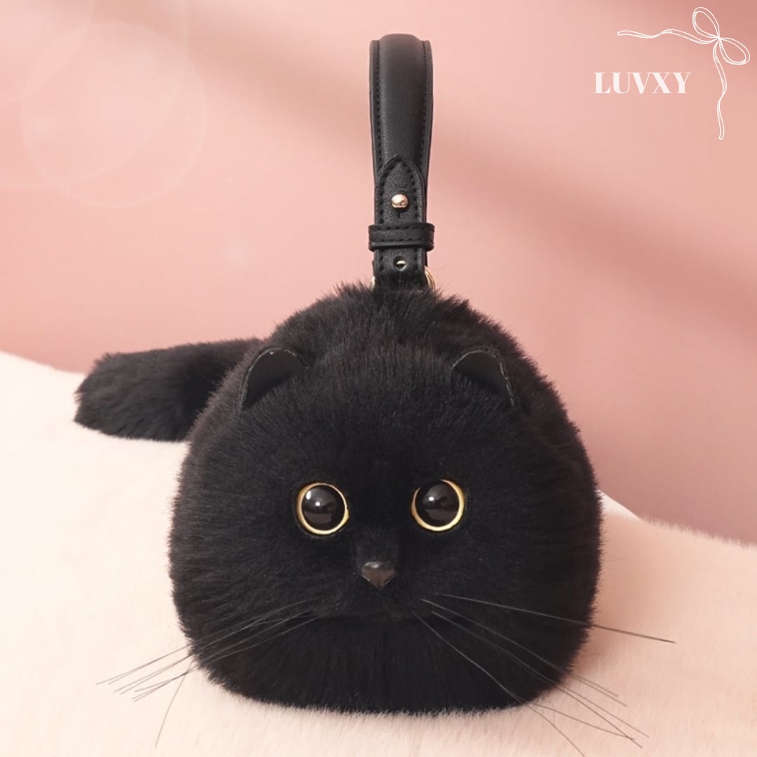 【大きいこ】 黒猫キャットバッグ♥LA288