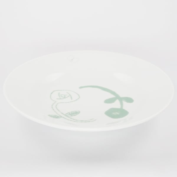 ミナペルホネンRemake Deep Plate 「咲いている花にただ笑ふ」4枚 ミナ