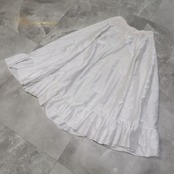 フラメンコ 衣装 ファルダ スカート ペチコート ホワイト系 無地 シンプル 練習 レッスン インナー 白 ボランテ フリル 爽やか 明るい ダンス衣装 イベント 重ね着 オールホワイト