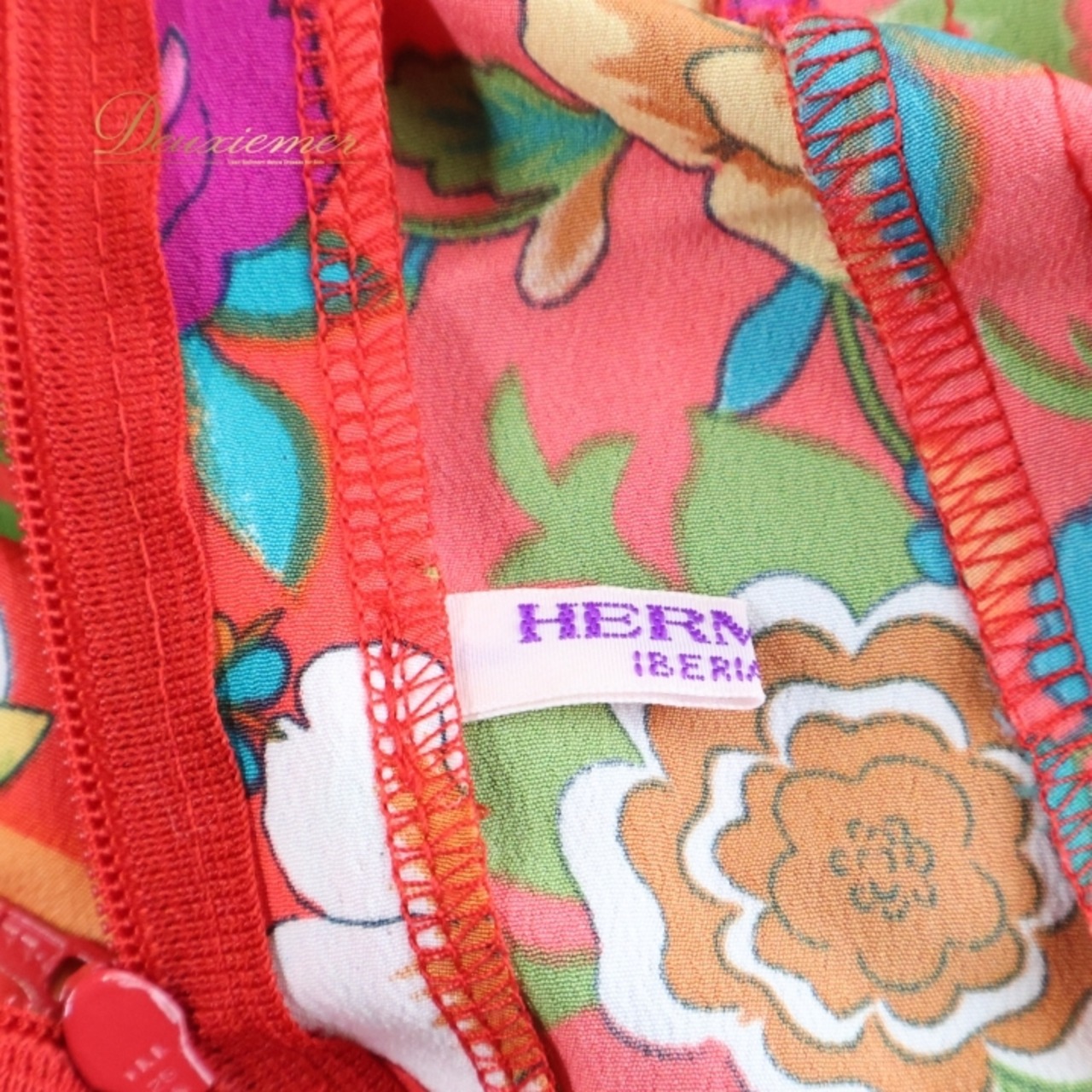 フラメンコ 衣装 エルモサイベリア HERMOSA IBERIA ファルダ スカート オレンジ 赤 レッド 緑 紫 朱色 ボランテ フリル 花柄 グリーン系 レッド系 オレンジ系 可愛い スカート ダンス 衣装 フラメンコスカート フラメンコ服 おしゃれ カラフル 花模様