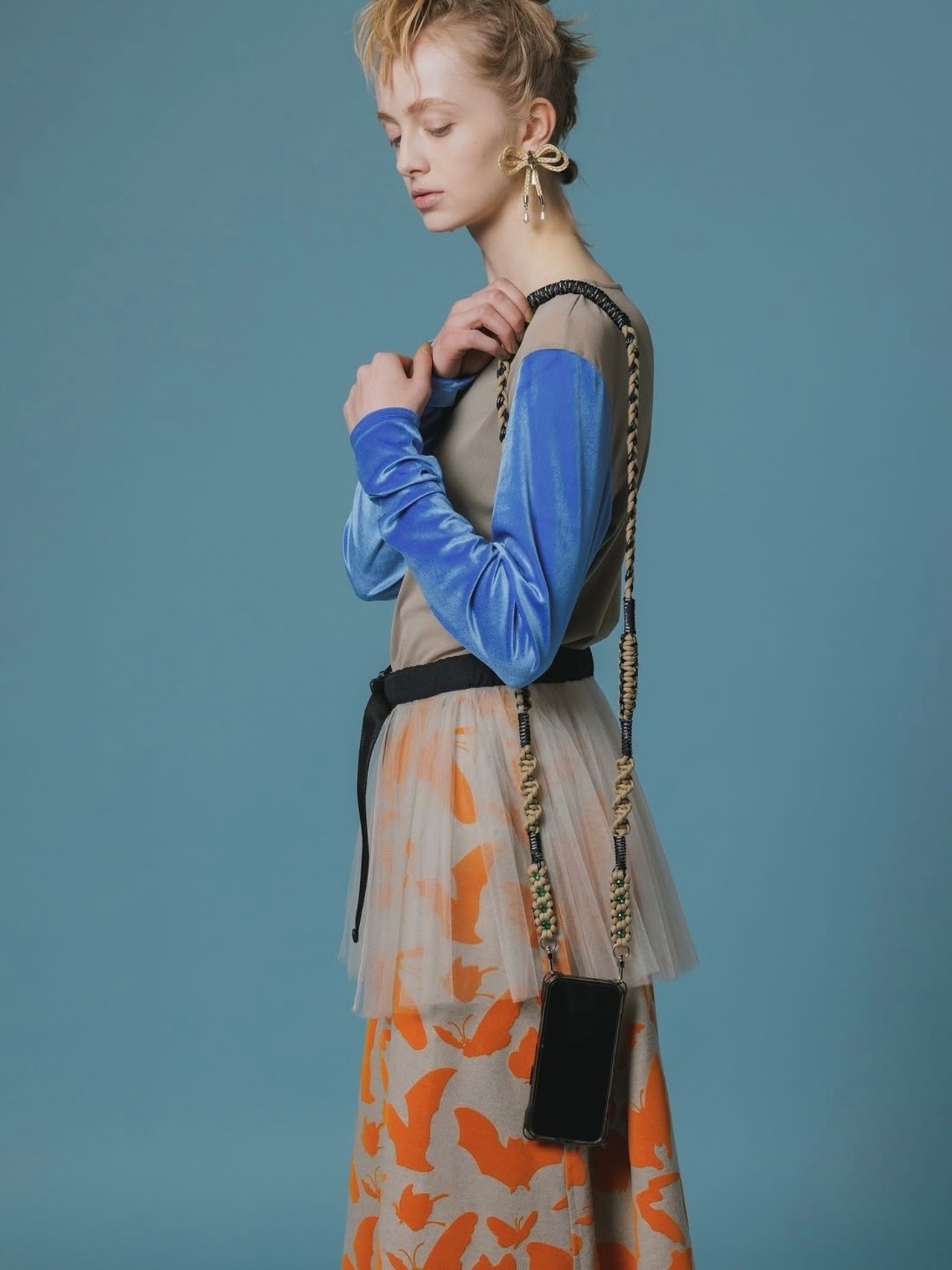 【26AW】NONTOKYO ノントーキョー / ストラップ ベルト / 2WAY FLOWER BIJOU STRAP &  BELT - 8