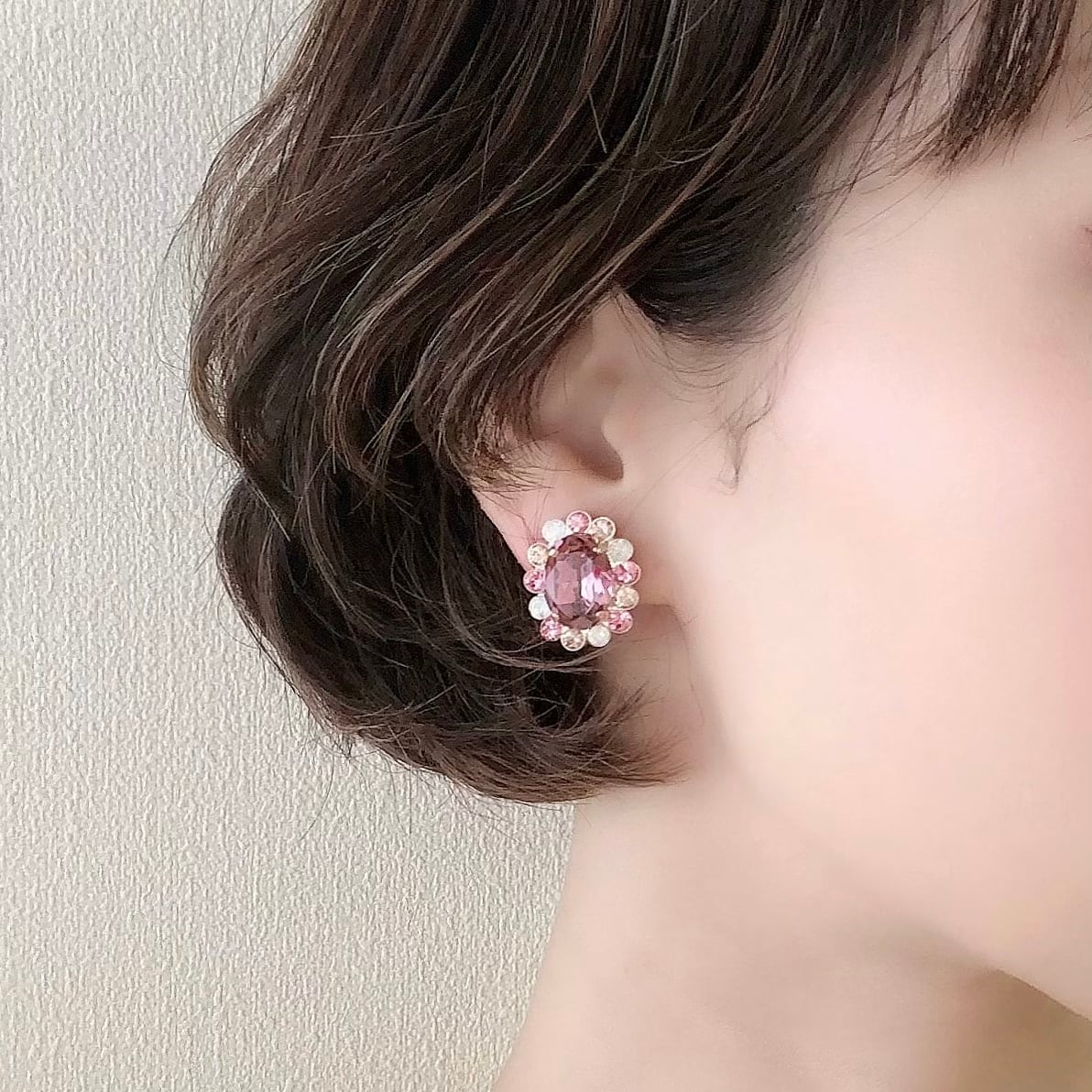 ロココキャンディ オーバルピアス | MAKI NUMOTO (マキ ヌモト