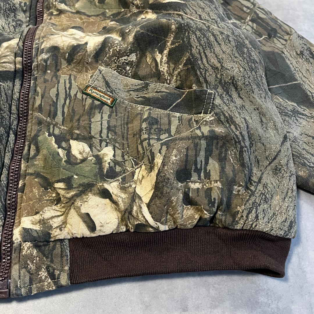 レミントン リアルツリーカモ 中綿ジャケット ブルゾン 短丈 XL 12451  