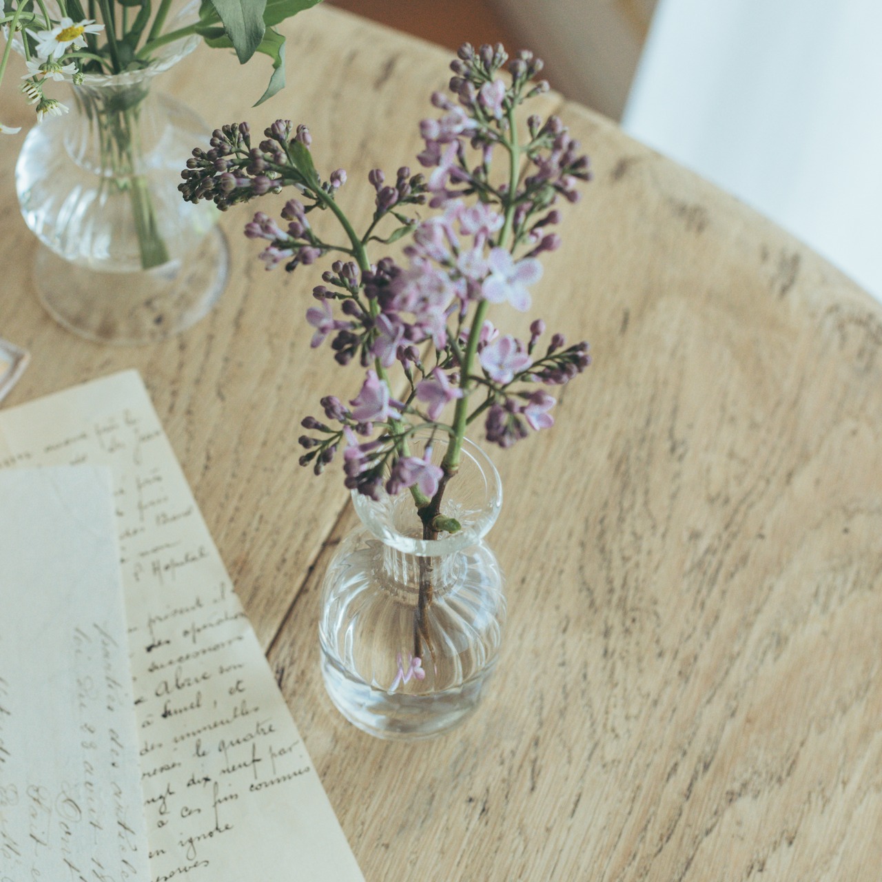 【wells.】Glass flower vase (M)