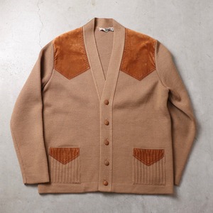 1960~70s  Made in FRANCE  Wool Cardigan  Ｌ位　R67