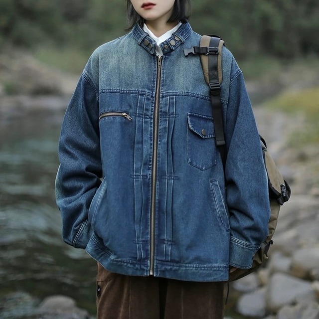 ジッパーフライデニムジャケット　J0073