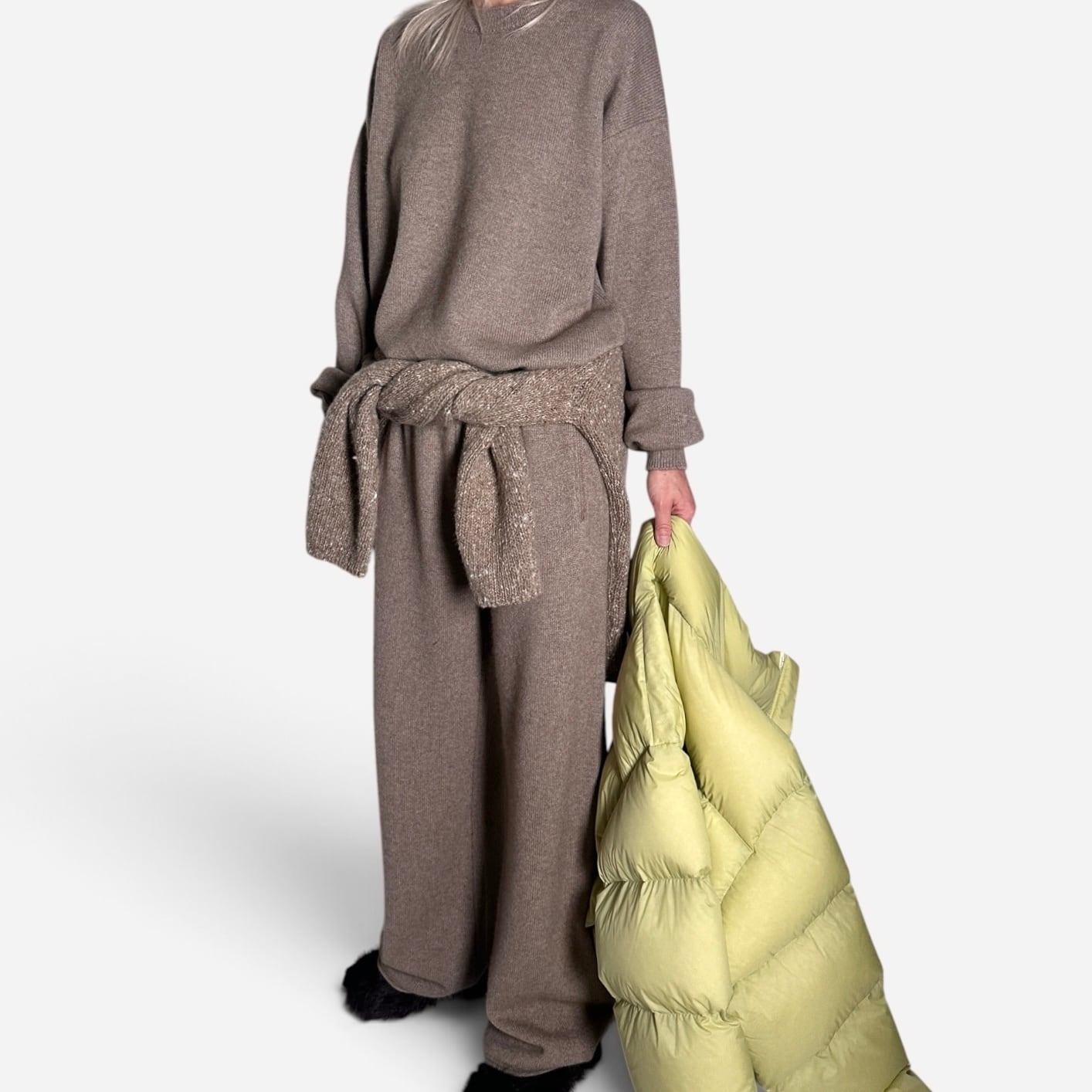 AURALEE  [BABY CASHMERE KNIT PANTS]